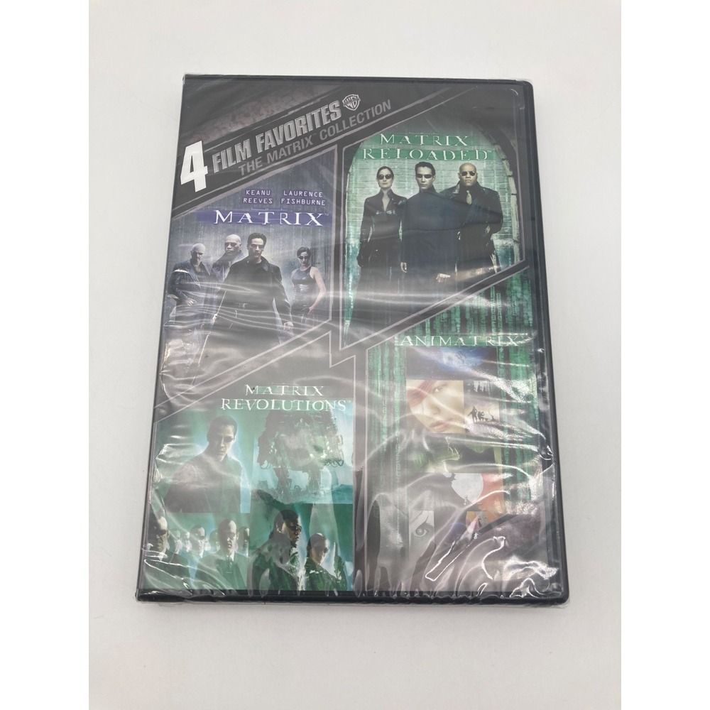 Matrix Collection DVD 4 Film Favorites Sealed Reloaded Revolutions Animatrix